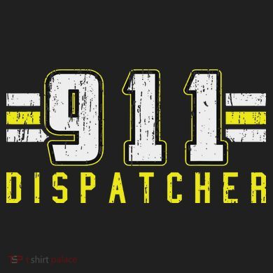 911 American Flag Dispatcher Thin Gold Line Operator Hat