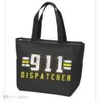 911 American Flag Dispatcher Thin Gold Line Operator Tote Bag thumb 3