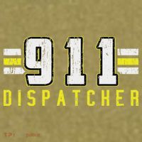 911 American Flag Dispatcher Thin Gold Line Operator Garment-Dyed Women's Muscle Tee thumb 6