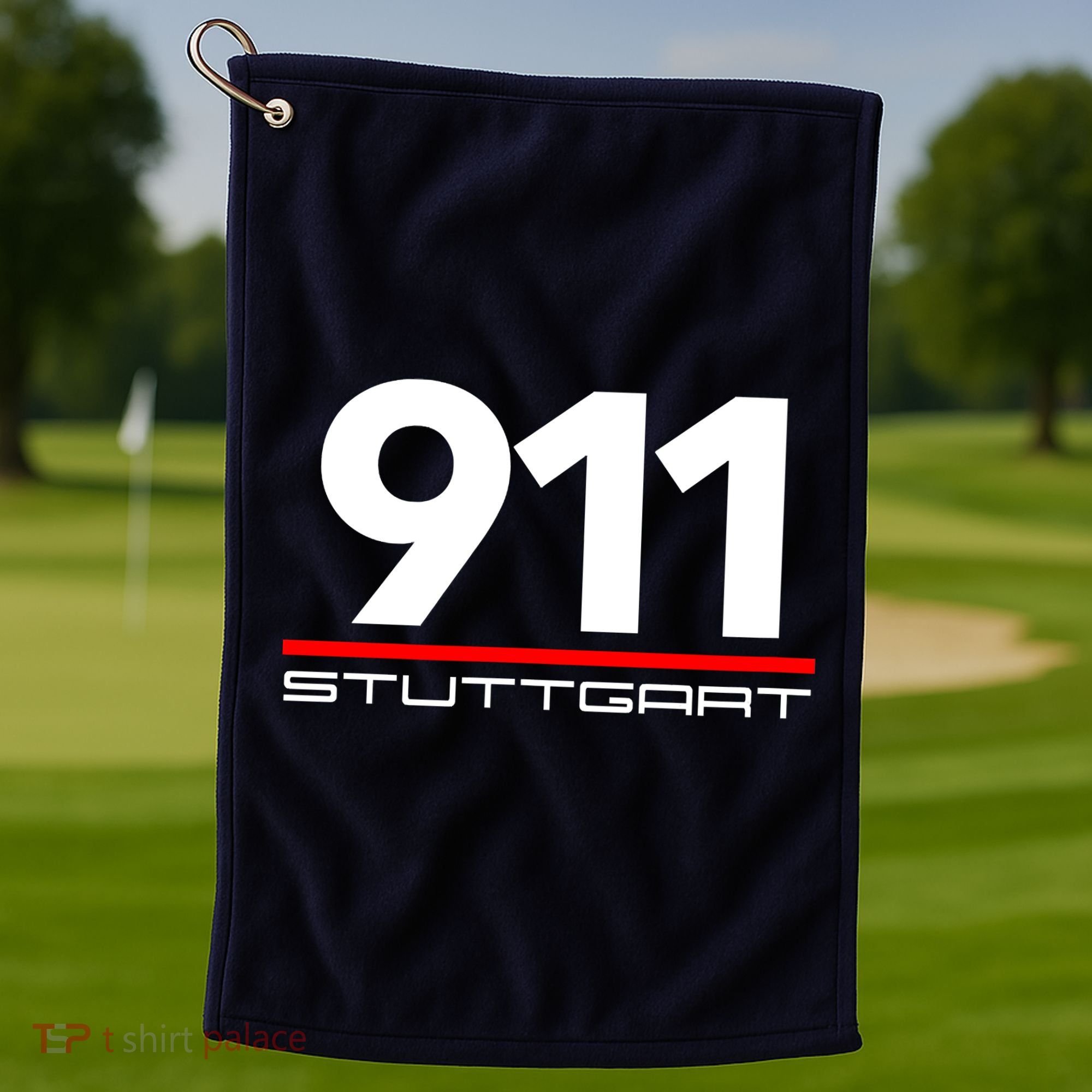 911 Aircooled Flatsix Mezger Engine Car Guy Golf Towel