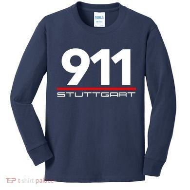 911 Aircooled Flatsix Mezger Engine Car Guy Kids Long Sleeve Shirt
