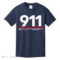 911 Aircooled Flatsix Mezger Engine Car Guy Kids T-Shirt thumb 0