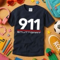911 Aircooled Flatsix Mezger Engine Car Guy Kids T-Shirt thumb 3