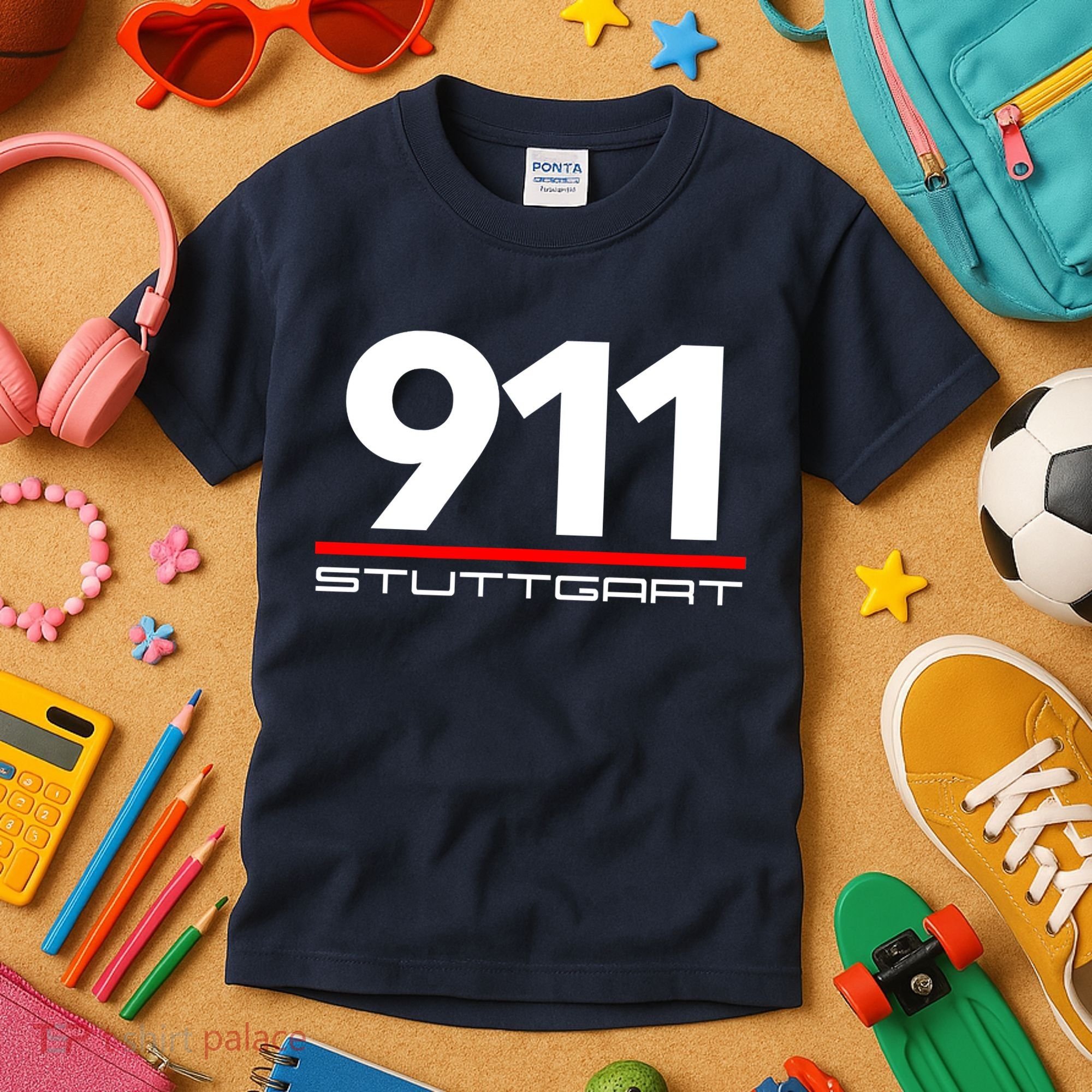 911 Aircooled Flatsix Mezger Engine Car Guy Kids T-Shirt