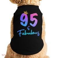 95 And Fabulous 95th Birthday 95 Years Old Bday Gift Doggie Tank thumb 0