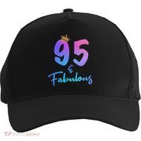 95 And Fabulous 95th Birthday 95 Years Old Bday Gift Five-Panel Snapback Cap thumb 0