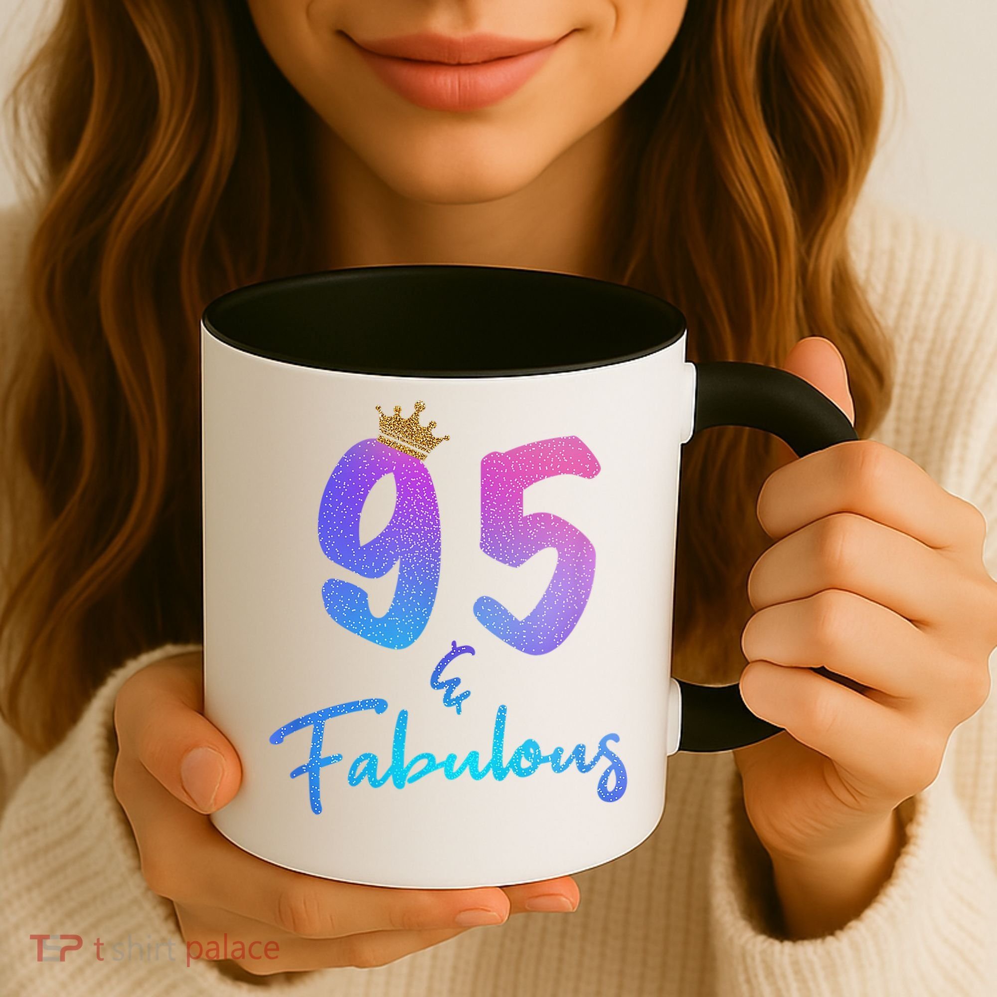 95 And Fabulous 95th Birthday 95 Years Old Bday Gift Coffee Mug