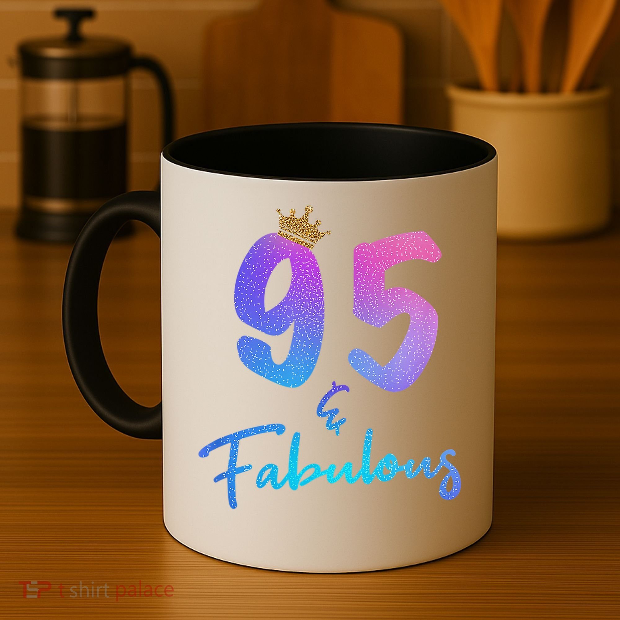 95 And Fabulous 95th Birthday 95 Years Old Bday Gift Coffee Mug