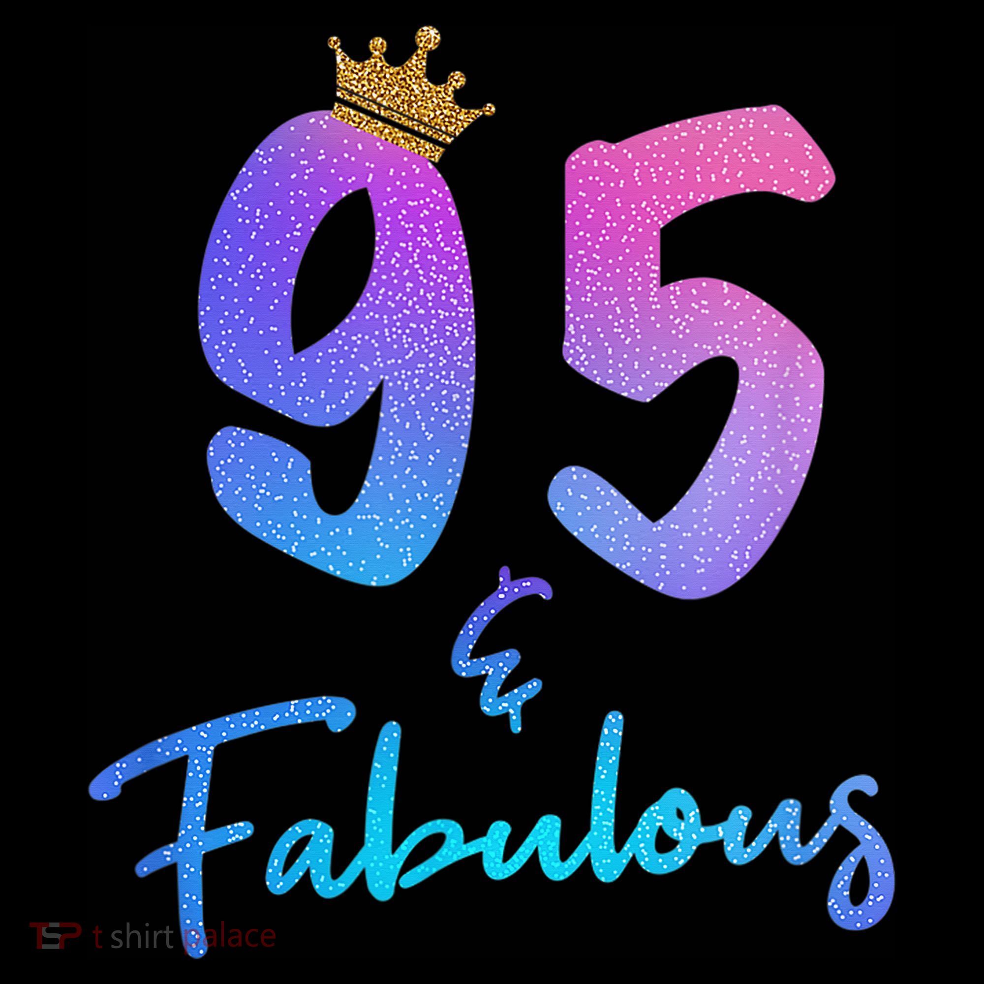 95 And Fabulous 95th Birthday 95 Years Old Bday Gift Coffee Mug