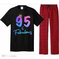 95 And Fabulous 95th Birthday 95 Years Old Bday Gift Pajama Set thumb 0
