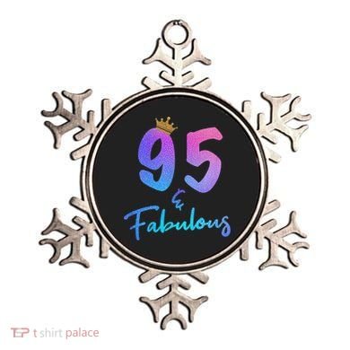 95 And Fabulous 95th Birthday 95 Years Old Bday Gift Ornament