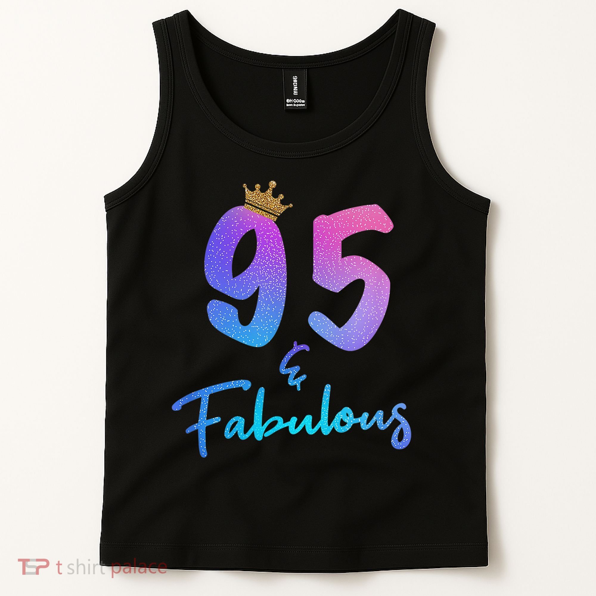 95 And Fabulous 95th Birthday 95 Years Old Bday Gift Tank Top