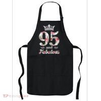 95 And Fabulous Queen 95th Birthday Present Apron thumb 0