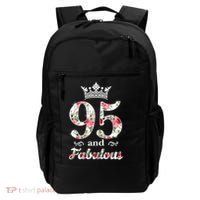 95 And Fabulous Queen 95th Birthday Present Backpack thumb 0