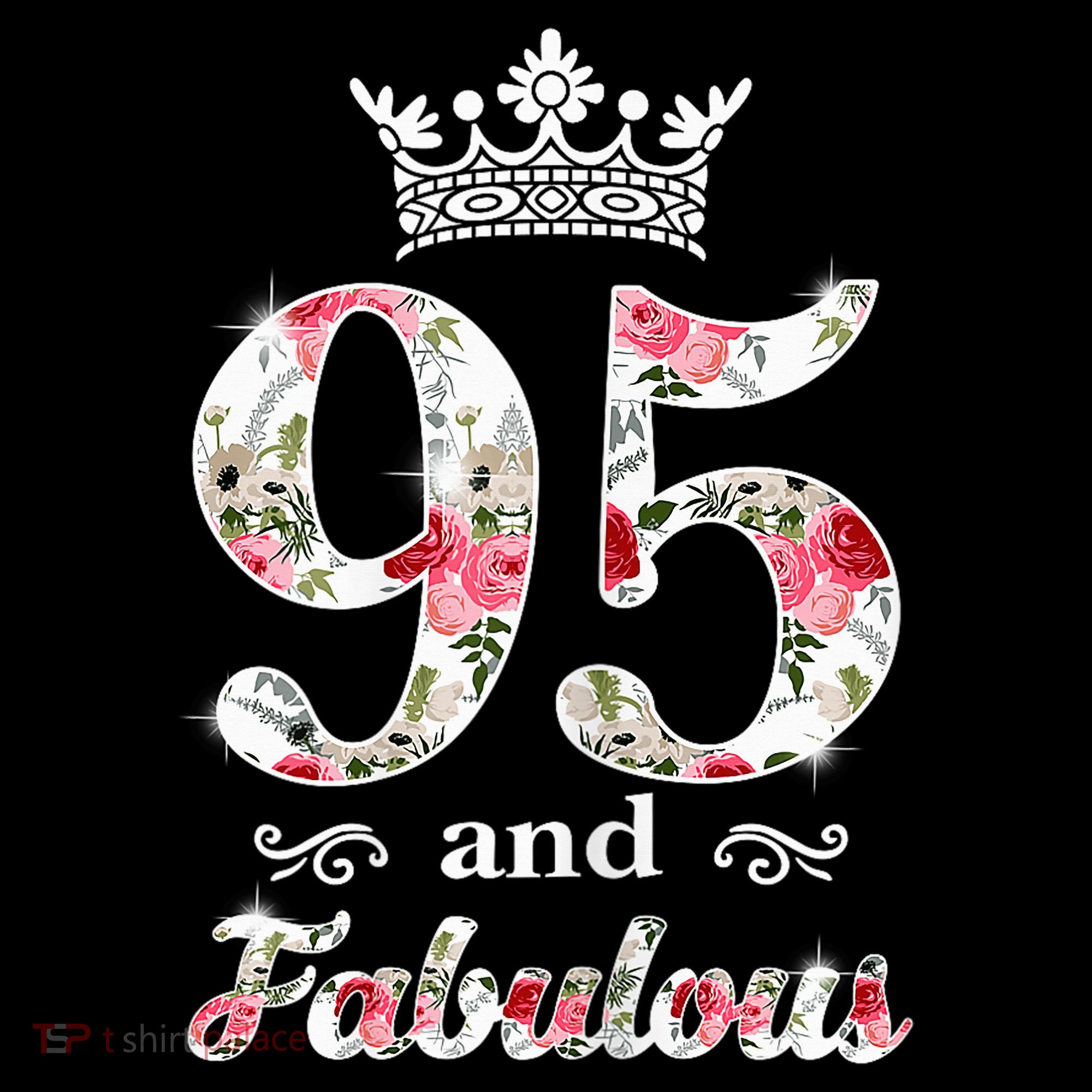 95 And Fabulous Queen 95th Birthday Present Mousepad