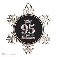 95 And Fabulous Queen 95th Birthday Present Ornament thumb 0