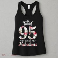 95 And Fabulous Queen 95th Birthday Present Women's Tank Top thumb 3