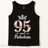 95 And Fabulous Queen 95th Birthday Present Tank Top thumb 2
