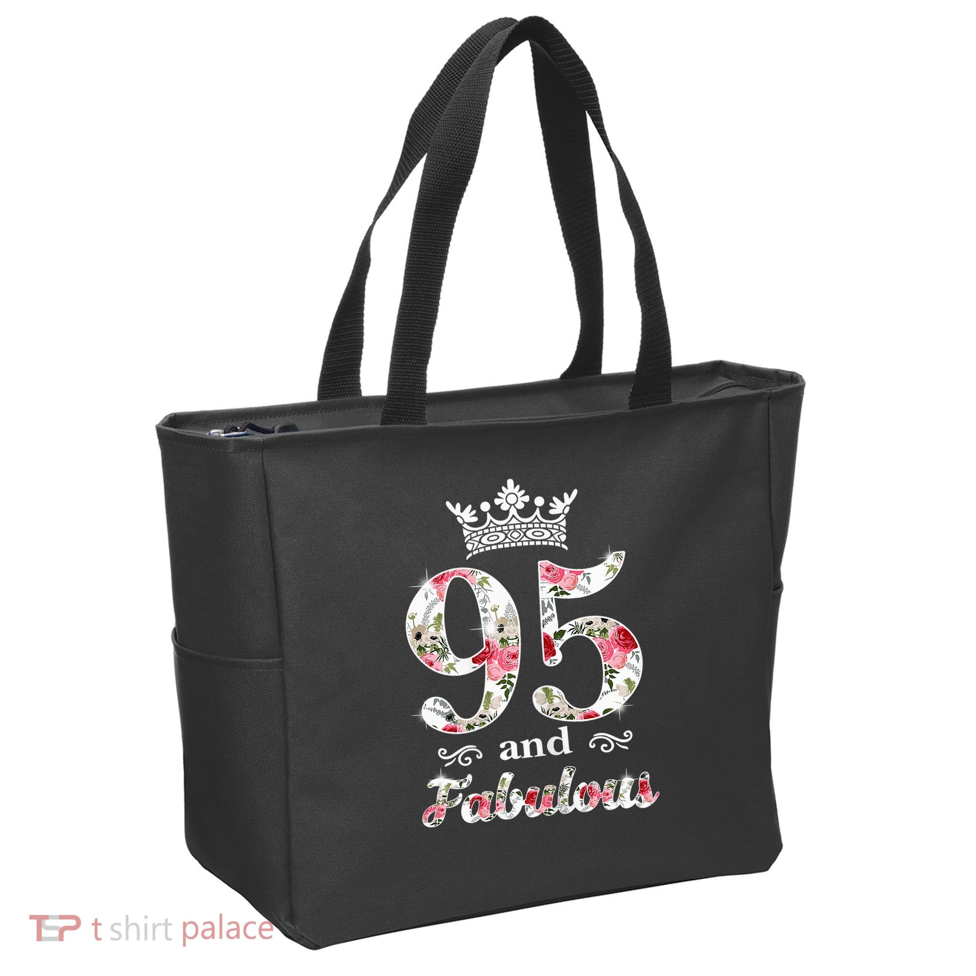 95 And Fabulous Queen 95th Birthday Present Tote Bag