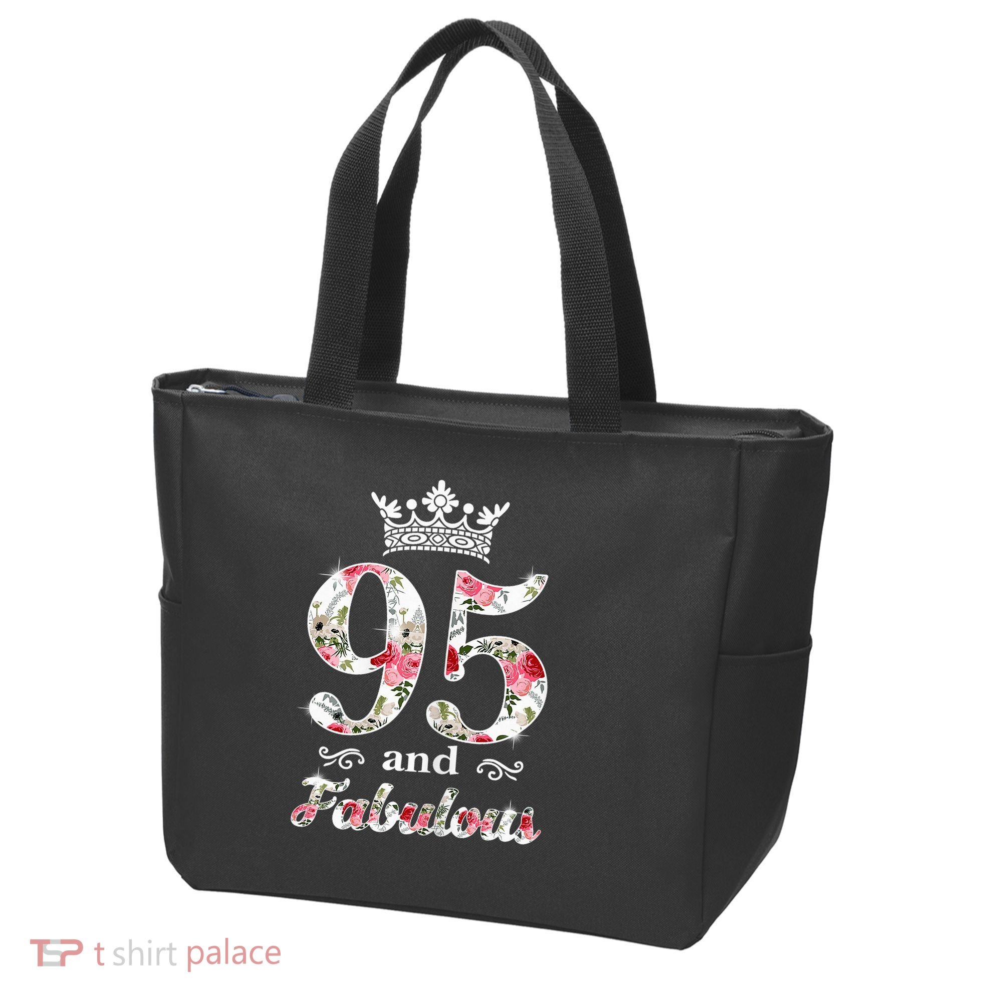 95 And Fabulous Queen 95th Birthday Present Tote Bag