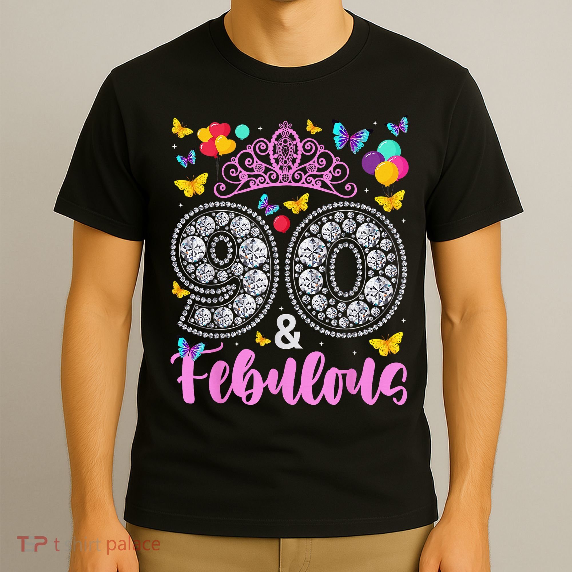 90 And Fabulous 90 Years Old 90th Birthday T-Shirt