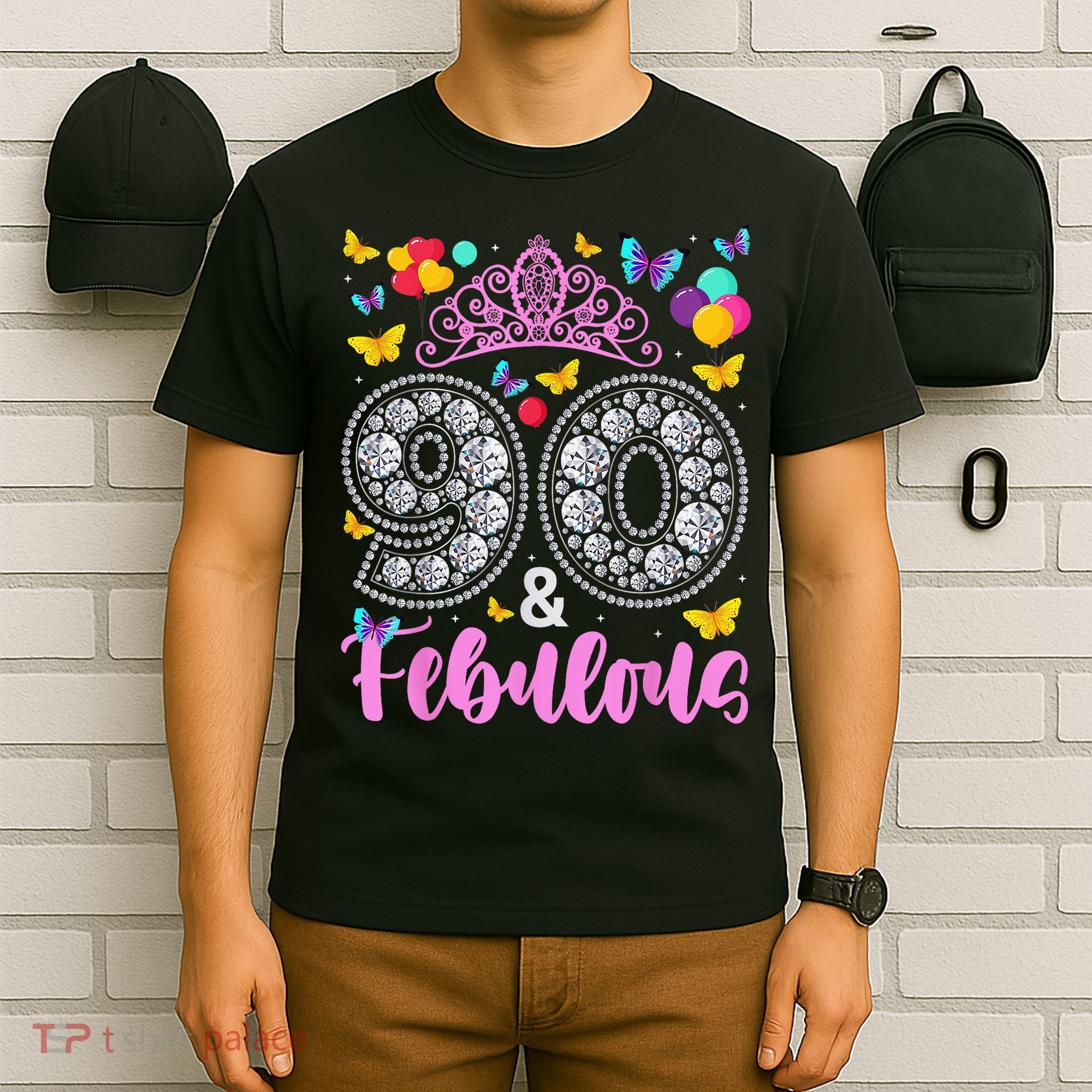 90 And Fabulous 90 Years Old 90th Birthday T-Shirt
