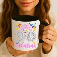 90 And Fabulous 90 Years Old 90th Birthday Coffee Mug thumb 3