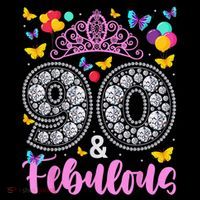 90 And Fabulous 90 Years Old 90th Birthday Coffee Mug thumb 5