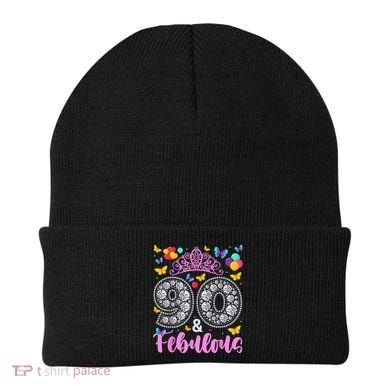 90 And Fabulous 90 Years Old 90th Birthday Beanie