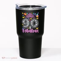 90 And Fabulous 90 Years Old 90th Birthday Tumbler thumb 0