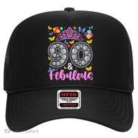 90 And Fabulous 90 Years Old 90th Birthday Hat thumb 0