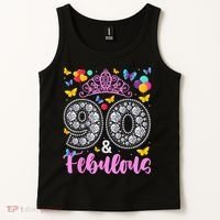 90 And Fabulous 90 Years Old 90th Birthday Tank Top thumb 2