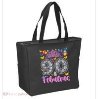 90 And Fabulous 90 Years Old 90th Birthday Tote Bag thumb 2
