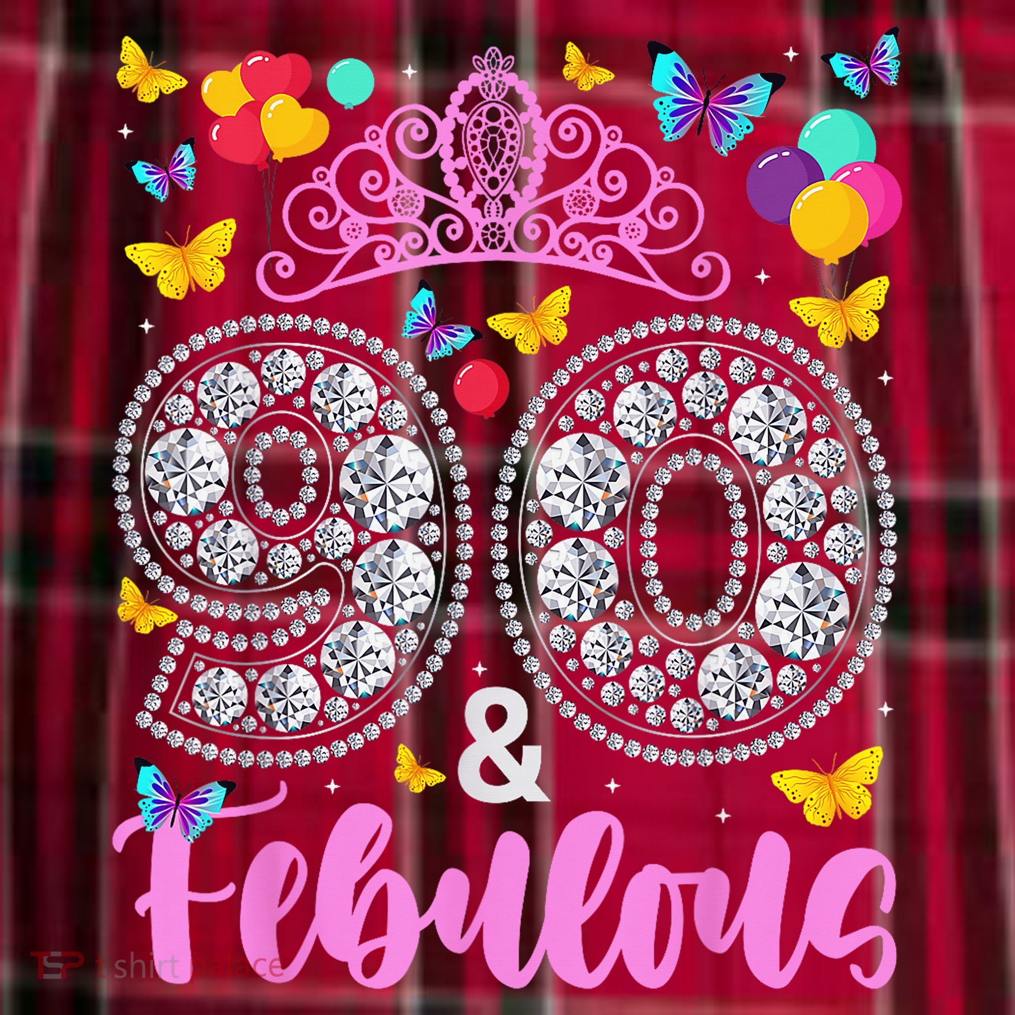 90 And Fabulous 90 Years Old 90th Birthday Women's Flannel Plaid Pajama Pants