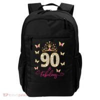 90 And Fabulous 90 Years Old 90th Birthday Backpack thumb 0