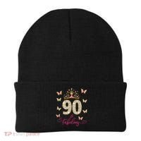 90 And Fabulous 90 Years Old 90th Birthday Beanie thumb 0