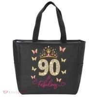 90 And Fabulous 90 Years Old 90th Birthday Tote Bag thumb 0