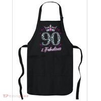90 And Fabulous 1929 90Th Birthday Apron thumb 0