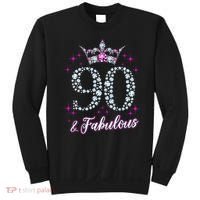 90 And Fabulous 1929 90Th Birthday Sweatshirt thumb 0