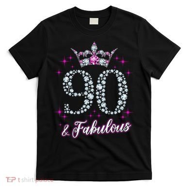 90 And Fabulous 1929 90Th Birthday T-Shirt