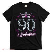 90 And Fabulous 1929 90Th Birthday T-Shirt thumb 0