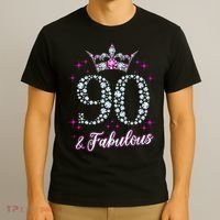 90 And Fabulous 1929 90Th Birthday T-Shirt thumb 3
