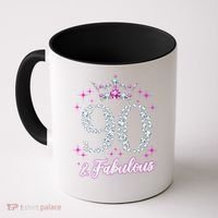 90 And Fabulous 1929 90Th Birthday Coffee Mug thumb 0