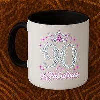 90 And Fabulous 1929 90Th Birthday Coffee Mug thumb 2