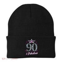 90 And Fabulous 1929 90Th Birthday Beanie thumb 0