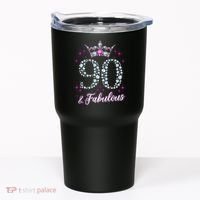 90 And Fabulous 1929 90Th Birthday Tumbler thumb 0