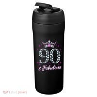 90 And Fabulous 1929 90Th Birthday 24oz Duet Stainless Steel Tumbler thumb 3