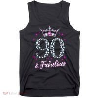 90 And Fabulous 1929 90Th Birthday Tank Top thumb 0