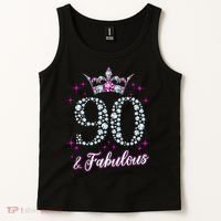 90 And Fabulous 1929 90Th Birthday Tank Top thumb 2