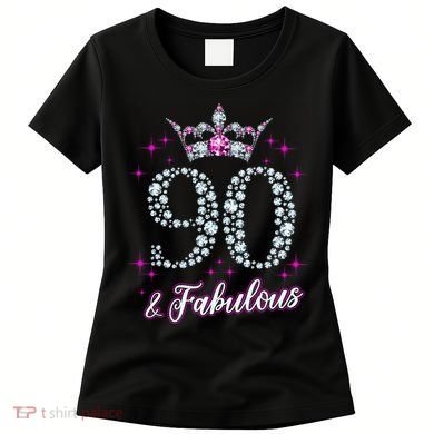 90 And Fabulous 1929 90Th Birthday Women's T-Shirt